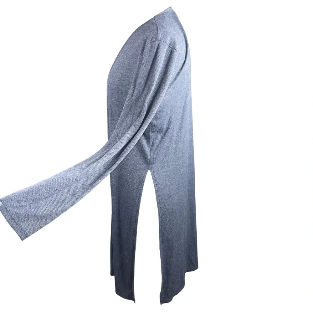 Onetheland Long Gray Cardigan womens size Large